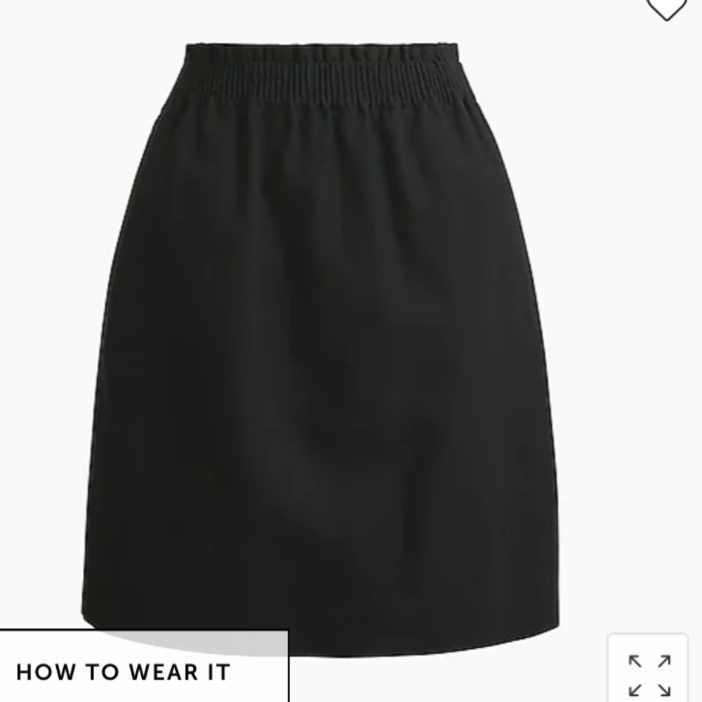 J. Crew linen city skirt